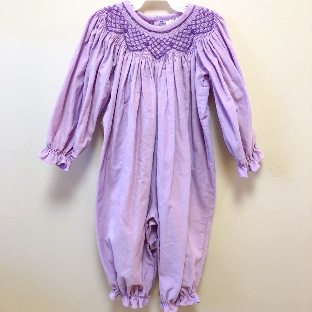 Smocked Overalls